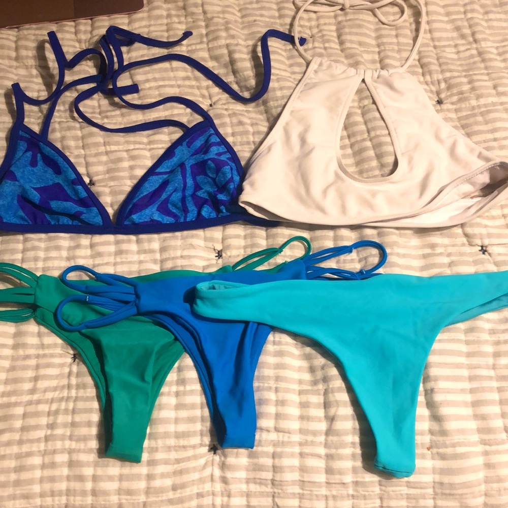 Thong/Cheeky Bikini Sets (3 Bottoms 2 tops)